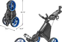 CaddyTek 3 Wheel Golf Push Cart CaddyTek 3 Wheel Golf Push Cart 1