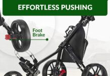 Caddytek CaddyLite 11.5 V3 3 Wheel Golf Push Cart Review caddytek caddylite 115 v3 3 wheel golf push cart review