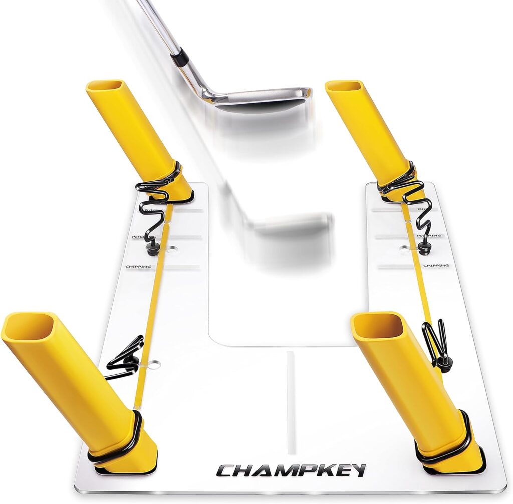 CHAMPKEY PATHGUIDER Swing Plane Alignment Golf Swing Trainer - Improve Swing Plane Accuracy - Achieve Consistency Golf Swing Plane CHAMPKEY PATHGUIDER Swing Plane Alignment Golf Swing Trainer - Improve Swing Plane Accuracy - Achieve Consistency Golf Swing Plane