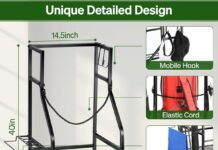 Golf Bags Storage Garage Organizer Review golf bags storage garage organizer golf bag stand fit single golf bags golf clubs and golf equipment accessories golf ba 2