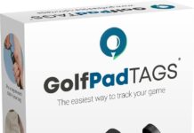 golf pad tags automatic shot tracking system for androidiphone