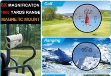 HENYU Golf Laser Rangefinder with Slope Review golf rangefinder with slope golf laser rangefinder1000 yard range finder golfing with magnetic holder usb c rechagreable 3