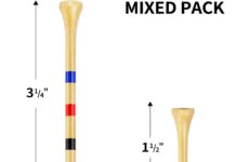 HUAEN Golf Tees Bamboo Tees Review huaen golf tees bamboo tees 150 pack 3 14 inch unbreakable long tees bulklow friction and resistance 2