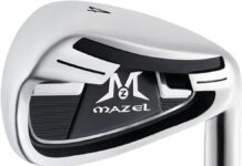 MAZEL Golf Iron 1 Review mazel golf individual iron 123456789 pitching wedgesand wedge with steel shafts for right handed golfers