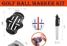 MKEJTIS Golf Cleaning Kit Review mkejtis golf cleaning kit 16 in 1 golf towel cleaning brush divot repair tool golf ball alignment kit score counter ball 1