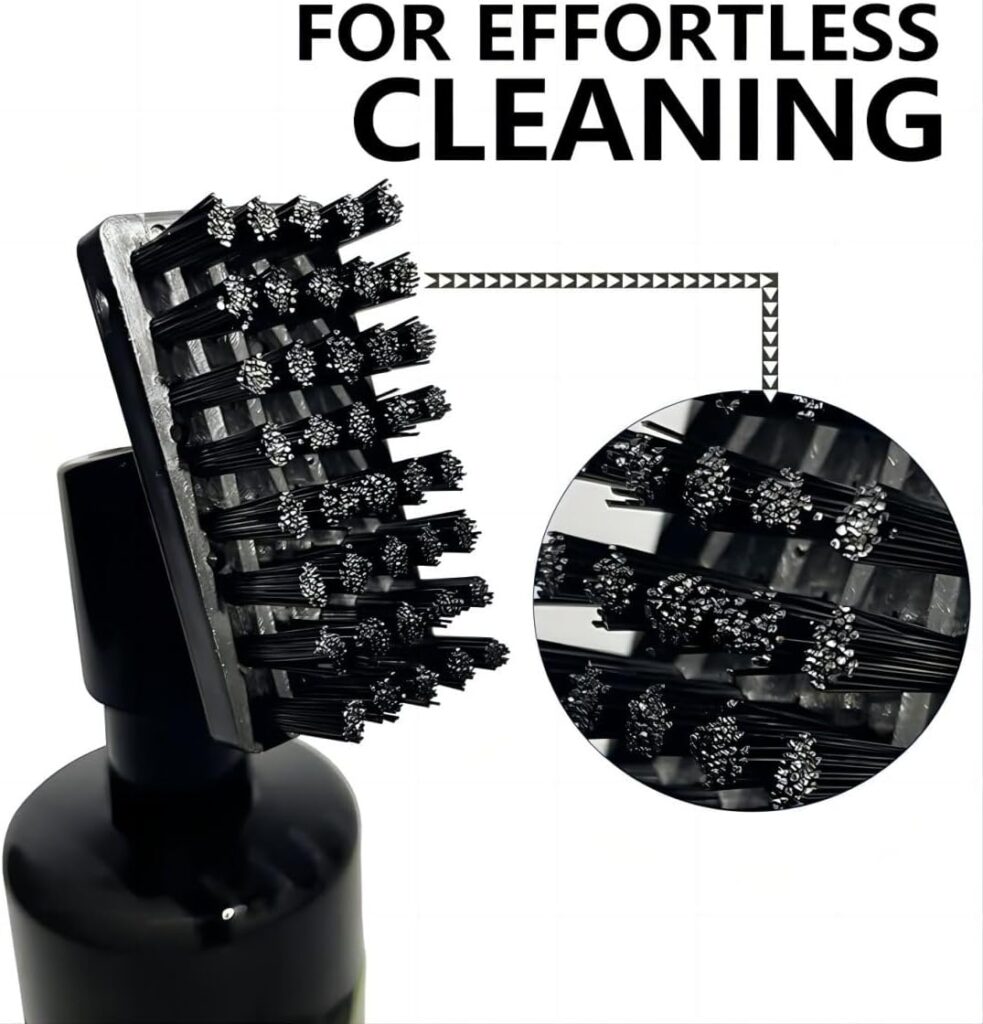 SHUOZHILUN Golf Club Cleaner Brush with Water Spray Bottle 8.5 Inches Holds 5 Ounces of Water,Golf Accessories for Men,Golf Club Brush Groove Cleaner, for Men/Women SHUOZHILUN Golf Club Cleaner Brush with Water Spray Bottle 8.5 Inches Holds 5 Ounces of Water,Golf Accessories for Men,Golf Club Brush Groove Cleaner, for Men/Women