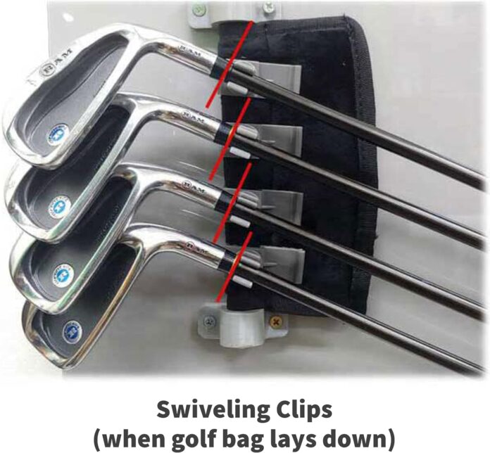 swingswing premium golf club holder club organizing clips 14 clips set with identifying numbered stickers swivel action 1 3 swingswing premium golf club holder club organizing clips 14 clips set with identifying numbered stickers swivel action 1 3