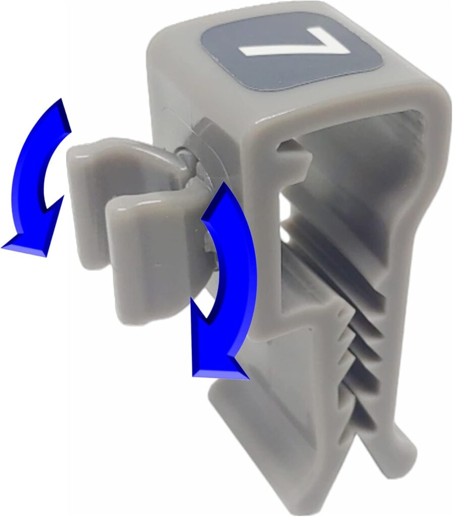 SwingSwing Premium Golf Club Holder Club Organizing Clips | 14 Clips Set with Identifying Numbered Stickers | Swivel Action Golf Club Clips for Golf Bags | Club Damage Protection SwingSwing Premium Golf Club Holder Club Organizing Clips | 14 Clips Set with Identifying Numbered Stickers | Swivel Action Golf Club Clips for Golf Bags | Club Damage Protection