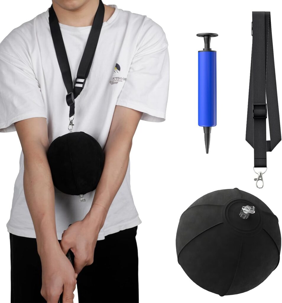 Vibit Golf Smart Ball Inflatable Swing Training Aid Practice Ball for Golfers Beginners Golfing Posture Correction Teaching Assistant Tool,Gift idea Vibit Golf Smart Ball Inflatable Swing Training Aid Practice Ball for Golfers Beginners Golfing Posture Correction Teaching Assistant Tool,Gift idea