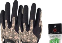 Compression-Fit Golf Glove Review zero friction male mens compression fit synthetic golf glove universal fit 9