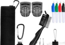 Sumind 22 Pcs Golf Accessory Kit Review sumind 22 pcs golf accessory kit include 1 pc golf towel 4 pcs golf marking pen 2 pcs golf line marker 1 pc golf brush 1