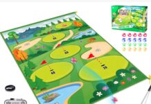 Chipping Golf & Dart Practice Mats Review chipping golf dart practice mats golf game training mat indoor outdoor games for adults family kids play equipment stick