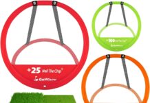 Golfguru Golf Chipping Net Review golfguru golf chipping net golf practice chipping net and foldable golf mat with 12 golf balls 4 golf tees carry bag gol