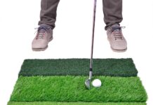 GoSports Tri-Turf XL Golf Practice Hitting Mat Review gosports tri turf xl golf practice hitting mat huge 24 inch x 24 inch for optimal practice