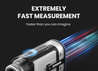 EENOUR Golf Rangefinder Mini Review eenour golf rangefinder mini with slope and redgreen display 1093y pin lock vibration laser range finder 6x magnificatio 2