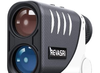Golf & Disc Golf Rangefinder Review golf disc golf rangefinder with slope and pin lock measure in feet yards meters 1500 yards laser range finder for golfin