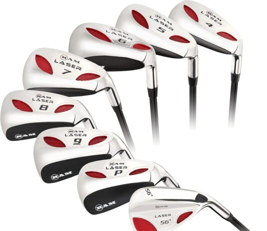 ram golf laser hybrid irons set 4 sw 8 clubs mens right hand