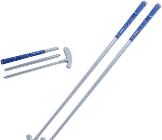 golf 2pcspack two way putter club for right or left handed golfers foldable alloy rod head kids adults golf putter 34 le 2