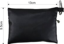 1pc black mini golf tee pouch bag review