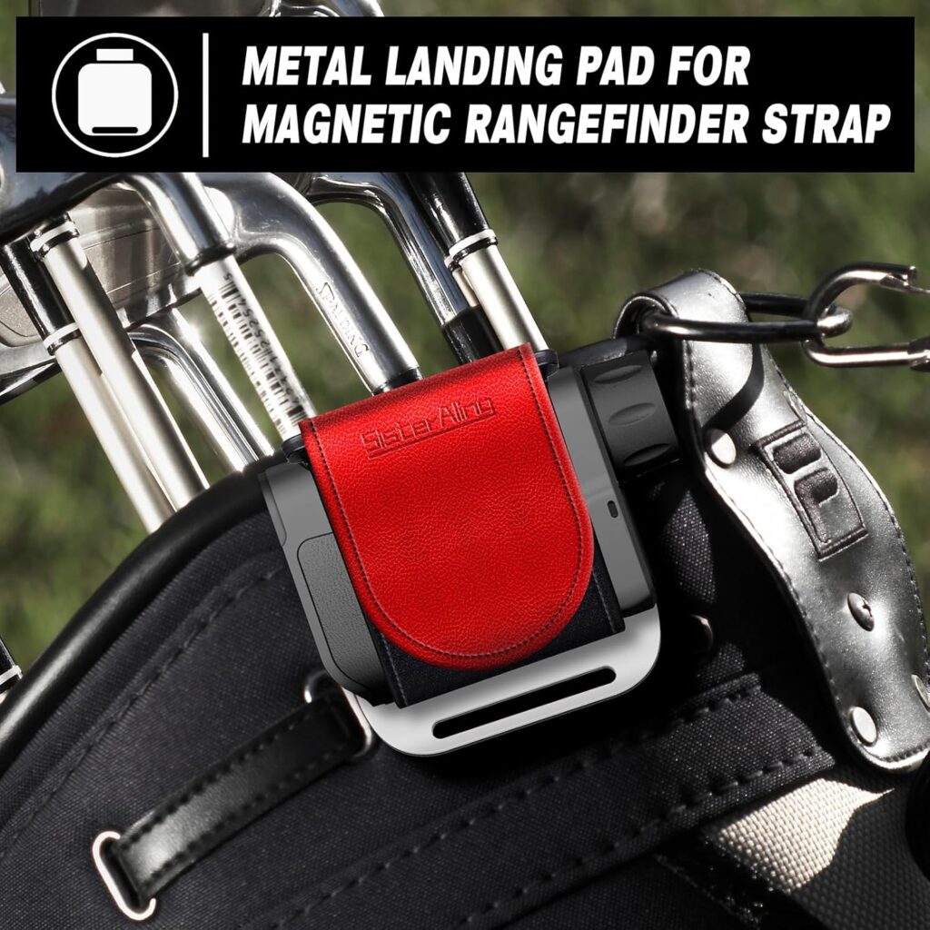 Golf Bag Metal Landing Pads for Magnetic Golf Towel,Golf Rangefinder,Golf Flask,Golf Speaker- Quick Access to Magnetic Golf Equipment and Accessories-Golf Gift -US Patent