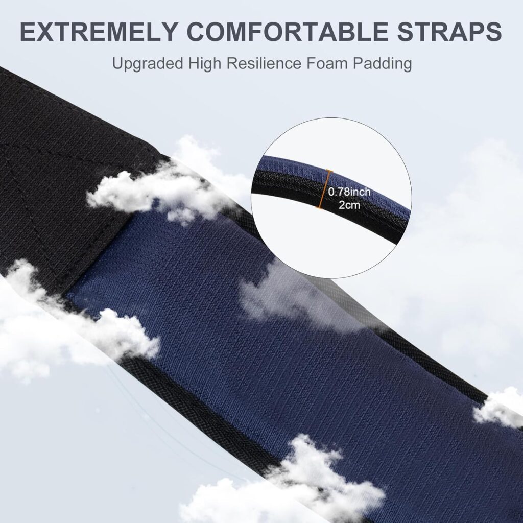 Golf Bag Shoulder Strap, Single Padded Adjustable Straps Universal Replacement