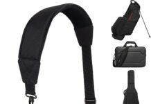 golf bag shoulder strap single padded adjustable straps universal replacement