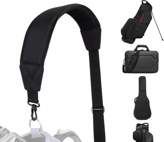 Golf Bag Shoulder Strap Review golf bag shoulder strap single padded adjustable straps universal replacement