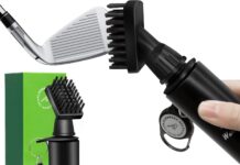 golf water brush pro golf club cleaner brush with squeeze water bottle holds 4 ounces of water golf club head groove cle