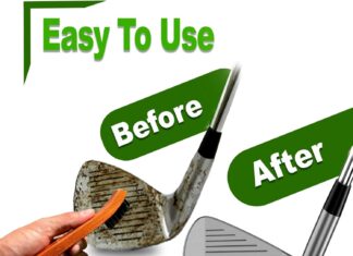Hickory Wood Golf Brush Review hickory wood golf brush and groove cleaner with paracord rope metal clip non slip golf club cleaner clean grooves withou 3