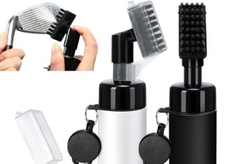 Rtteri Golf Cleaner Brush Review rtteri 2 pcs golf cleaner brush golf cleaning brush with 5 ounces of water golf brush with stiff nylon bristles golf cle