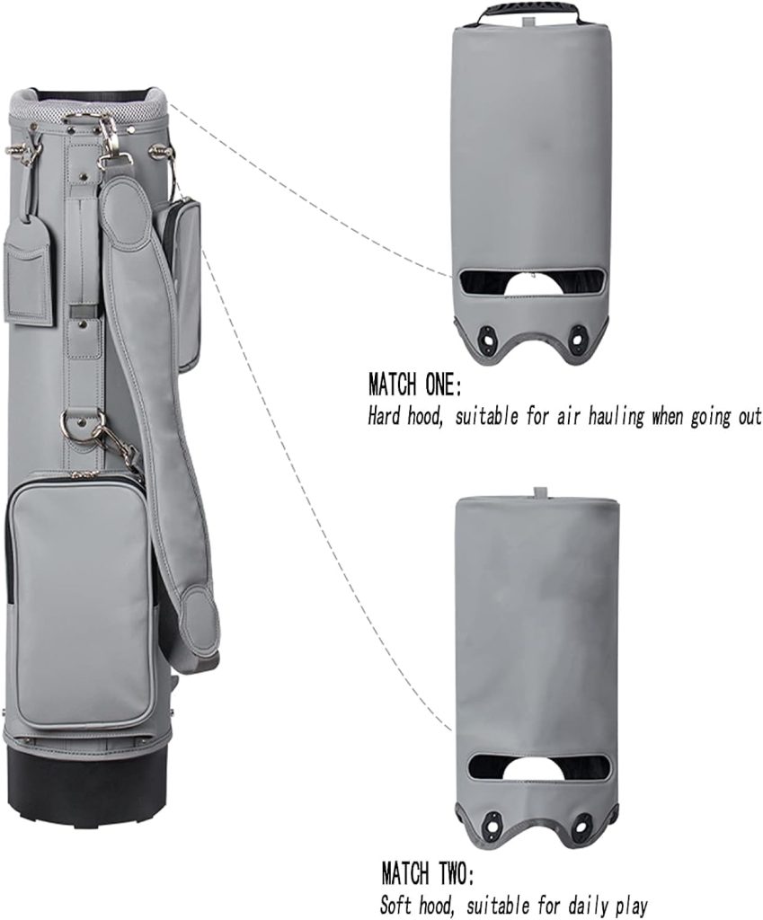 Multi-Purpose Golf Bag Golf Club Bag Lightweight Golf Gun Bag Silent Tug Water-Repellent and Wear-Resistant Trolley Bag Portable Outdoor Set Waterproof Sunscreen Unisex