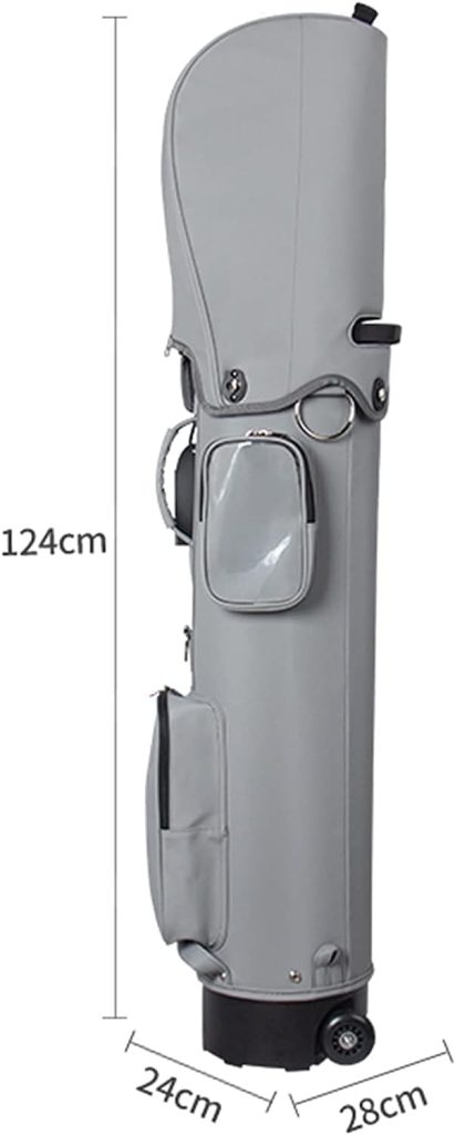 Multi-Purpose Golf Bag Golf Club Bag Lightweight Golf Gun Bag Silent Tug Water-Repellent and Wear-Resistant Trolley Bag Portable Outdoor Set Waterproof Sunscreen Unisex