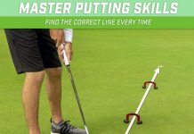 gosports align putting gates practice set includes 3 premium metal gates 2 in 3 in 4 in use on the green or at home 3