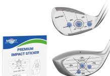 msoat golf impact tape labels self teaching sweet spot and consistency analysis improve golf swing accuracy and distance