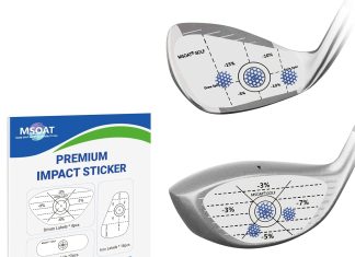 MSOAT Golf Impact Tape Labels review msoat golf impact tape labels self teaching sweet spot and consistency analysis improve golf swing accuracy and distance
