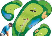 toy life chipping golf game mat indoor outdoor games for adults and family kids outdoor play equipment stick chip game i