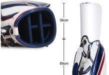 DOMINIO Leather Portable Golf Club Bag review