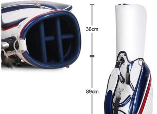 DOMINIO Leather Portable Golf Club Bag review