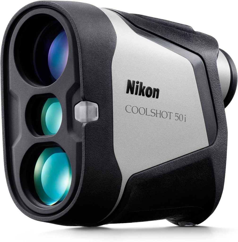 Nikon COOLSHOT 50i Golf Rangefinder | Laser rangefinder with magnet mount, slope, OLED display and 5 Year Warranty | Official Nikon USA Model Nikon COOLSHOT 50i Golf Rangefinder | Laser rangefinder with magnet mount, slope, OLED display and 5 Year Warranty | Official Nikon USA Model