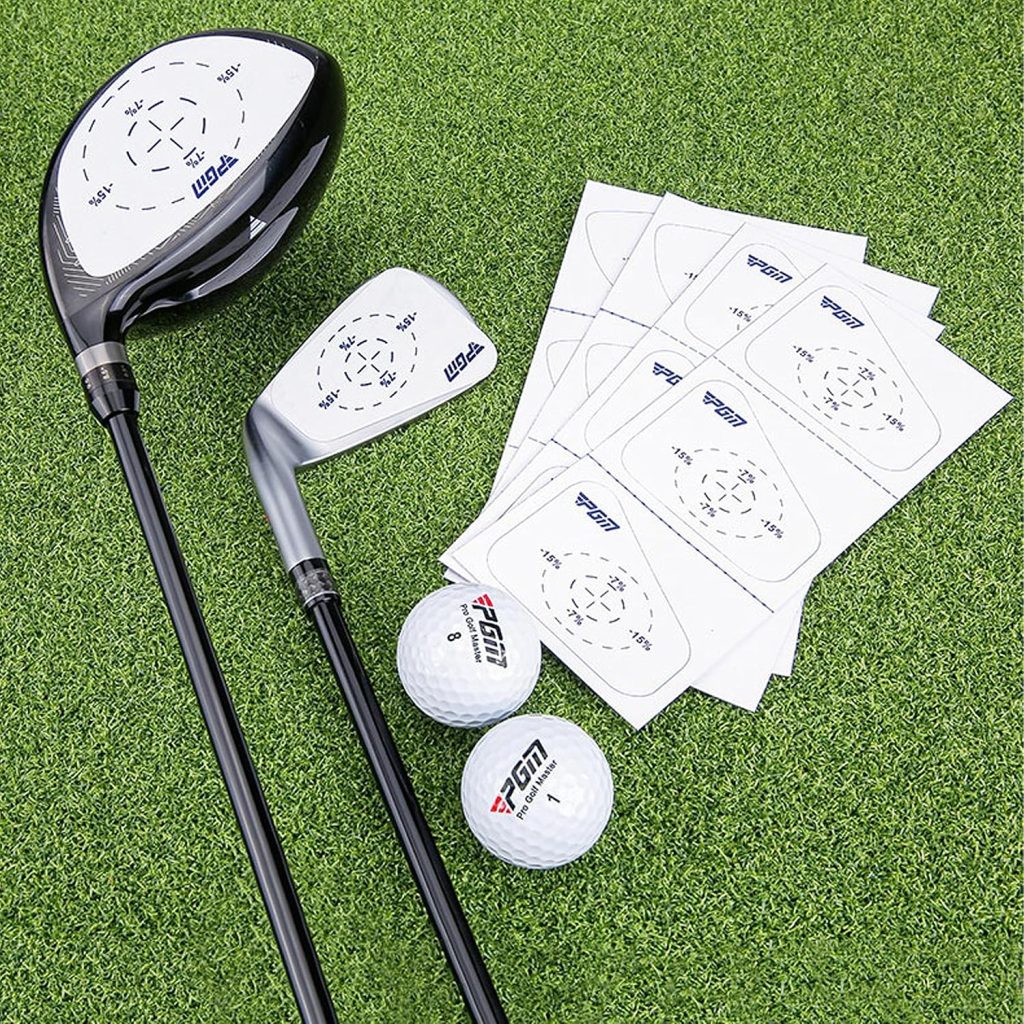 PGM Golf Impact Tape Set 60 Pcs, Self-Teaching Sweet Spot and Shot Consistency Analysis, Club Impact Stickers for Woods and Irons Each 30 Pcs, Useful Training Aid Improve Swing Accuracy PGM Golf Impact Tape Set 60 Pcs, Self-Teaching Sweet Spot and Shot Consistency Analysis, Club Impact Stickers for Woods and Irons Each 30 Pcs, Useful Training Aid Improve Swing Accuracy