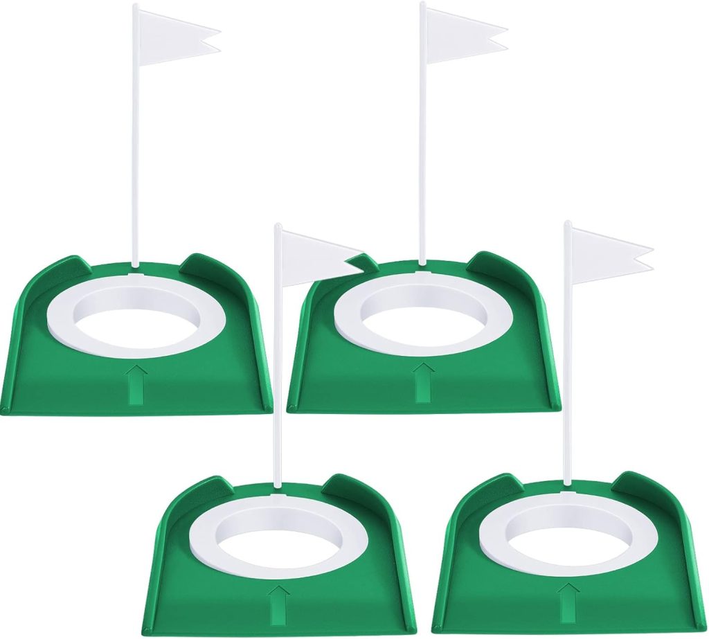 Sotiff Golf Putting Practice Cup Hole Training Aids Golf Accessories Training Putters with Plastic Flag for Adult Green Office Garage Yard Indoor Outdoor Practice Sotiff Golf Putting Practice Cup Hole Training Aids Golf Accessories Training Putters with Plastic Flag for Adult Green Office Garage Yard Indoor Outdoor Practice