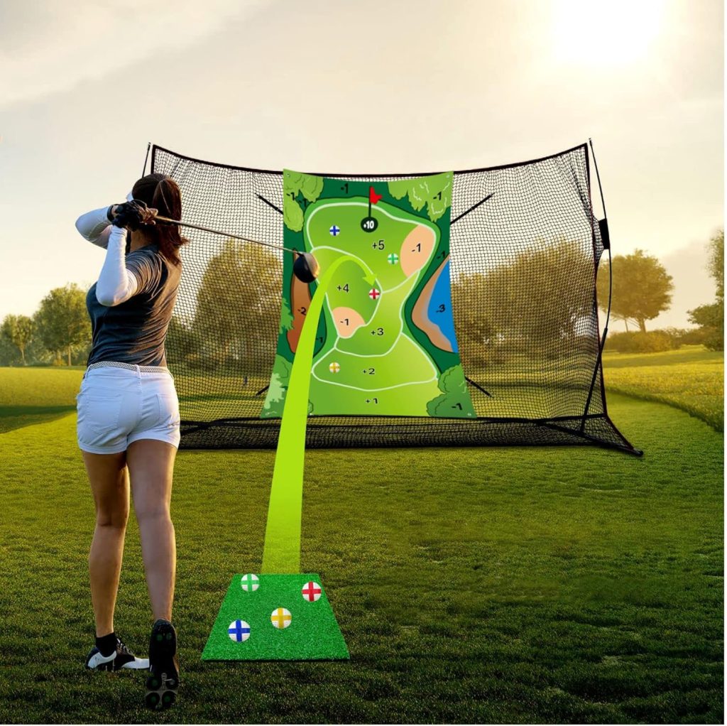 Golf Chipping Game, 6x4 Ft Felt Fabric Target Mat, Golf Practice Equipment, Green, Polyester, 16 Sticky Balls, 4 Ground Stakes, Storage Bag, Indoor/Outdoor, 1-4 Players Golf Chipping Game, 6x4 Ft Felt Fabric Target Mat, Golf Practice Equipment, Green, Polyester, 16 Sticky Balls, 4 Ground Stakes, Storage Bag, Indoor/Outdoor, 1-4 Players