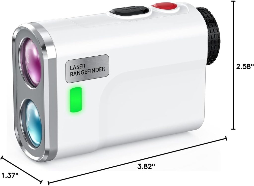 Golf Rangefinder, Laser Range Finder for Tournament Legal, 6X Magnification, Flag Pole Lock Vibration, Golfing Hunting Gifts for Golfers Golf Rangefinder, Laser Range Finder for Tournament Legal, 6X Magnification, Flag Pole Lock Vibration, Golfing Hunting Gifts for Golfers