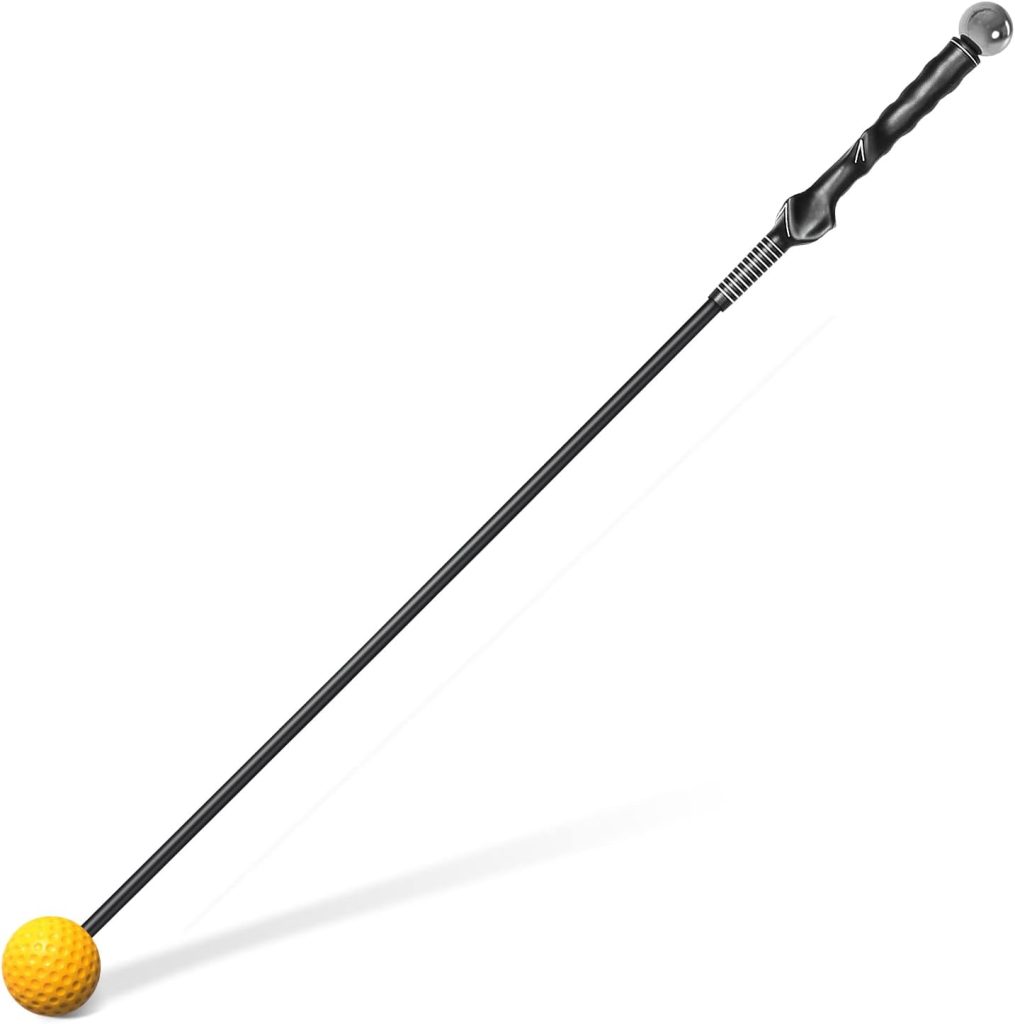 Golf Swing Trainer,Golf Training Equipment for Strength Grip Tempo Flexibility Training Aid,46inch for Beginner Golf Trainer Accessories Golf Swing Trainer,Golf Training Equipment for Strength Grip Tempo Flexibility Training Aid,46inch for Beginner Golf Trainer Accessories