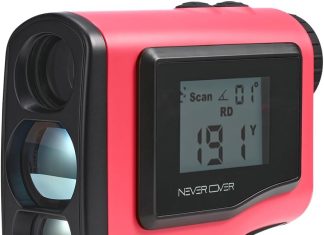 Never Over Range Finder Golf 1100 Yard review