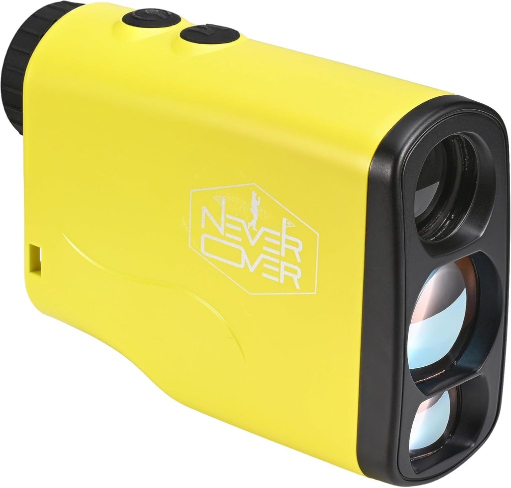 Never Over Range Finder Golf 1100 Yard, Golf Rangefinder with Slope and LCD Screen, Range Finder Golf Flag Lock Tech and Vibration, Colorful Pink, Blue, Red and Yellow Never Over Range Finder Golf 1100 Yard, Golf Rangefinder with Slope and LCD Screen, Range Finder Golf Flag Lock Tech and Vibration, Colorful Pink, Blue, Red and Yellow