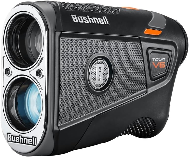 Bushnell Golf Tour V6 Laser Rangefinder Patriot Pack – Visual JOLT, Magnetic Mount, 1300-Yard Range, 6X Magnification, IPX6 Weatherproof, Premium Carry Case Bushnell Golf Tour V6 Laser Rangefinder Patriot Pack – Visual JOLT, Magnetic Mount, 1300-Yard Range, 6X Magnification, IPX6 Weatherproof, Premium Carry Case