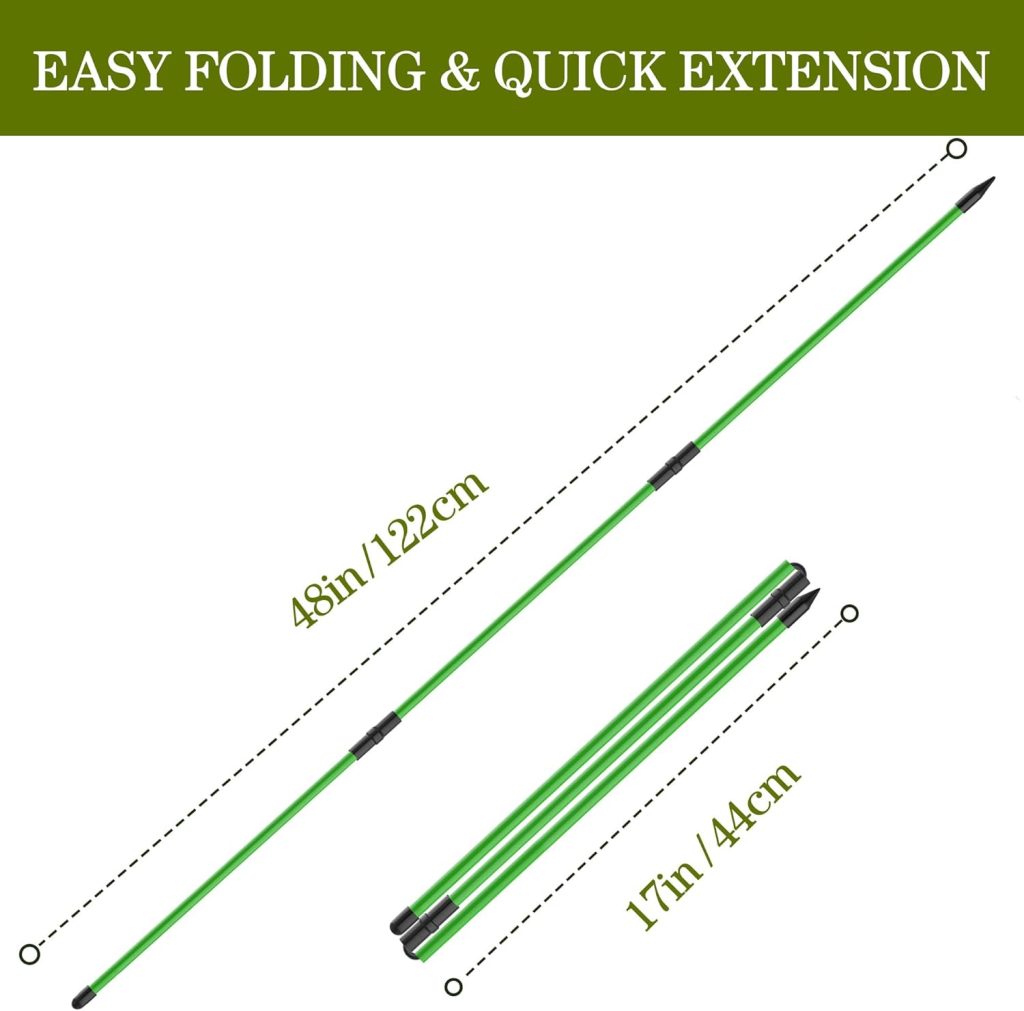 Golf Alignment Sticks 2 Pack,Upgraded 48 Collapsible Alignment Stick Golf Training Aid for Aiming, Putting, Swing Trainer, Golf Training Sticks with Clear Tube Case Golf Alignment Sticks 2 Pack,Upgraded 48 Collapsible Alignment Stick Golf Training Aid for Aiming, Putting, Swing Trainer, Golf Training Sticks with Clear Tube Case