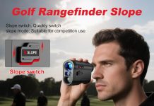 Golf Rangefinder with Slope 1000 Yards 6X review