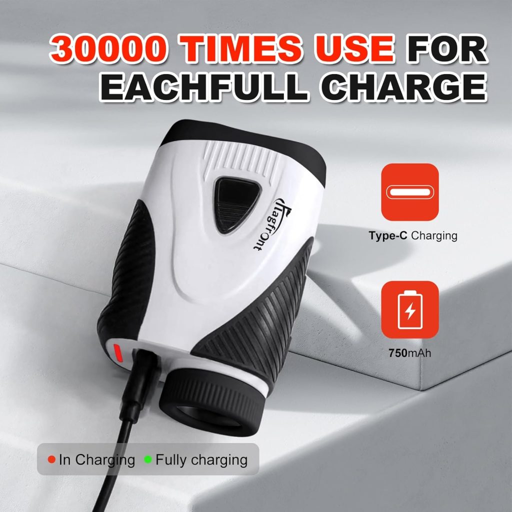 Golf Rangefinder with Slope Magnet, 1000Y Range Finder Golf, 6X Zoom, HD LCD, Flag Lock Vibration, Rechargeable, Golf Accessories for Men Golf Rangefinder with Slope Magnet, 1000Y Range Finder Golf, 6X Zoom, HD LCD, Flag Lock Vibration, Rechargeable, Golf Accessories for Men